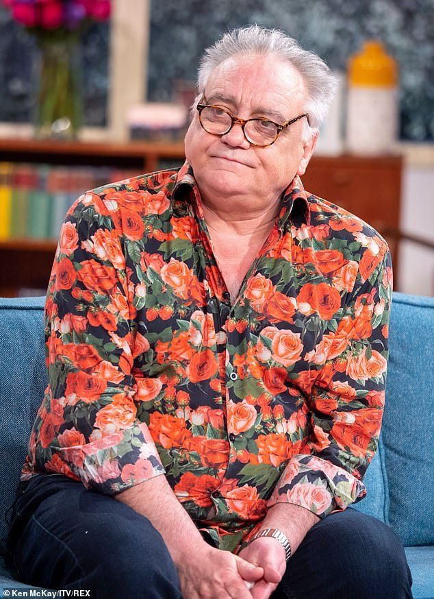 Candid: Tony Slattery has detailed his harrowing battle with addiction and bipolar disorder during an appearance on Thursday's edition of This Morning